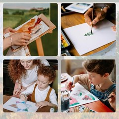 2 PCS Watercolor Paper Pad 36 Sheets 140lb/300gsm Thick Sketch 8.5×11 Inch