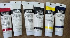 Liquitex Professional High Viscosity Acrylic Paint Set 6 Colors Open Box