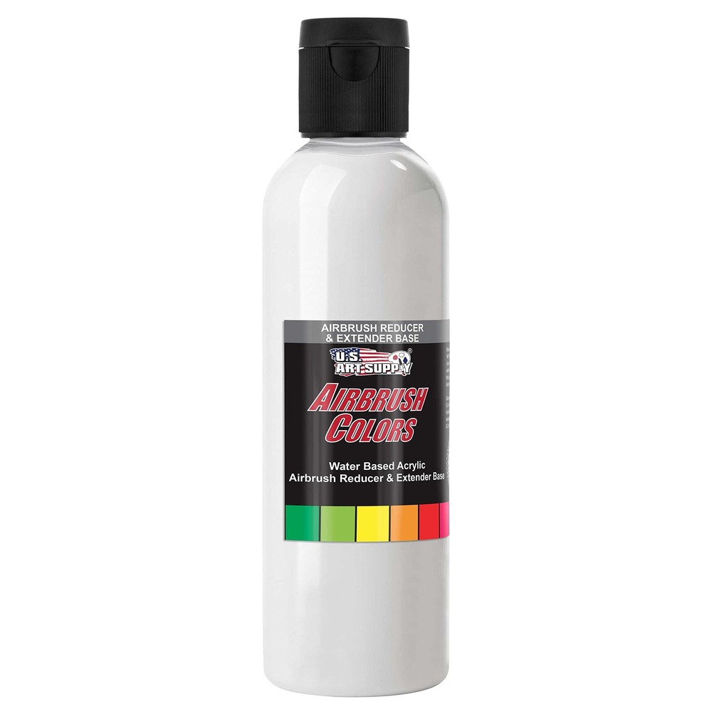 U.S. Art Supply 4-Ounce Airbrush Thinner Reducer and Extender Base for Acrylic P