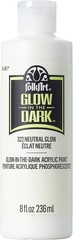 FolkArt glow in the dark paint, 8 oz, Neutral 8 Fl Oz