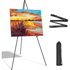 63in Folding Easel Tripod Art Painting Stand Portable Display Holder Adjustable