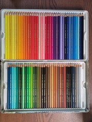 Rare 1980’s Rexel Cumberland Derwent Artists Colored Pencils 72 Set