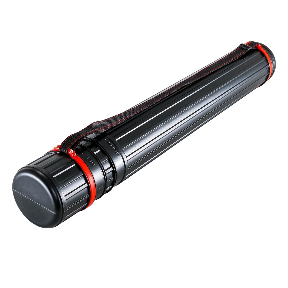 Drafting Drawing Poster Tube Black Telescoping Dia: 4″ Len: 30.25″ to 52″