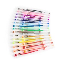 Assorted Colored Gel Pens, Glitter, Neon, Pastel, 30-Count