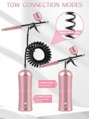 Kalolary Airbrush Kit with Compressor, Rechargeable Airbrush Compressor High .