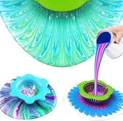 37 PCS Acrylic Pouring Art Supplies Kit Acrylic Pouring Strainers Set, 7 PCS Pla