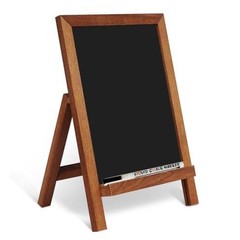 Small Tabletop Magnetic Chalkboard Signs, 9.5″ x 14″, Brown | Rustic Brown
