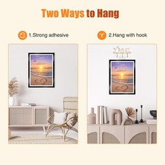2Pack Diamond Painting Frame Holder, Magnetic Art Frame Adhesive, DIY Art Craft