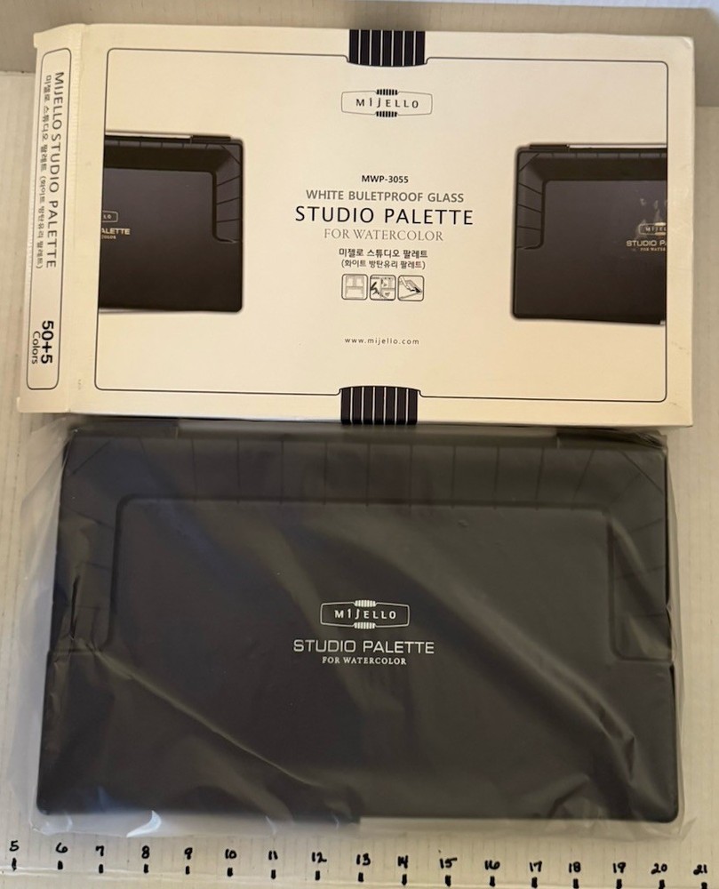 Mijello White Studio Palette for Watercolor MWP-3055