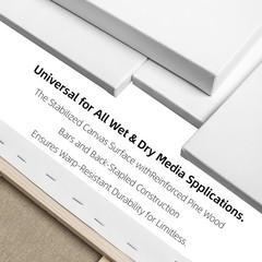 Canvases for Painting, 6 Pack Painting Canvas 6×8, 8×10, 9×12 inches, White