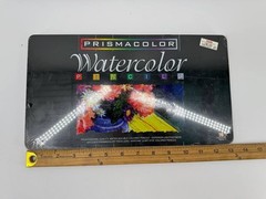 Prismacolor Watercolor Pencils 36 Color Set Vintage New Sealed Tin USA
