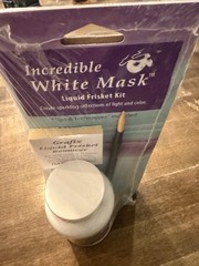 Grafix Incredible White Mask Liquid Frisket Kit CNS 8.5 fl. oz. 250 ml