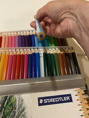 Staedtler 48 Triangular Barrel Assorted Colored Pencils NEW