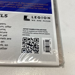 Lot of 3 Legion Stonehenge Aqua Coldpress Artist Panels White 5×7