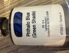 GOLDEN OPEN SLOW DRYING ACRYLICS PTHALO BLUE (GREEN SHADE) 5 OUNCE TUBE