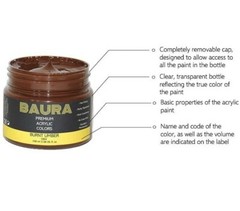 Brown Premium Acrylic Paint Burnt Umber 100 ml 3.38 Fl. Oz.