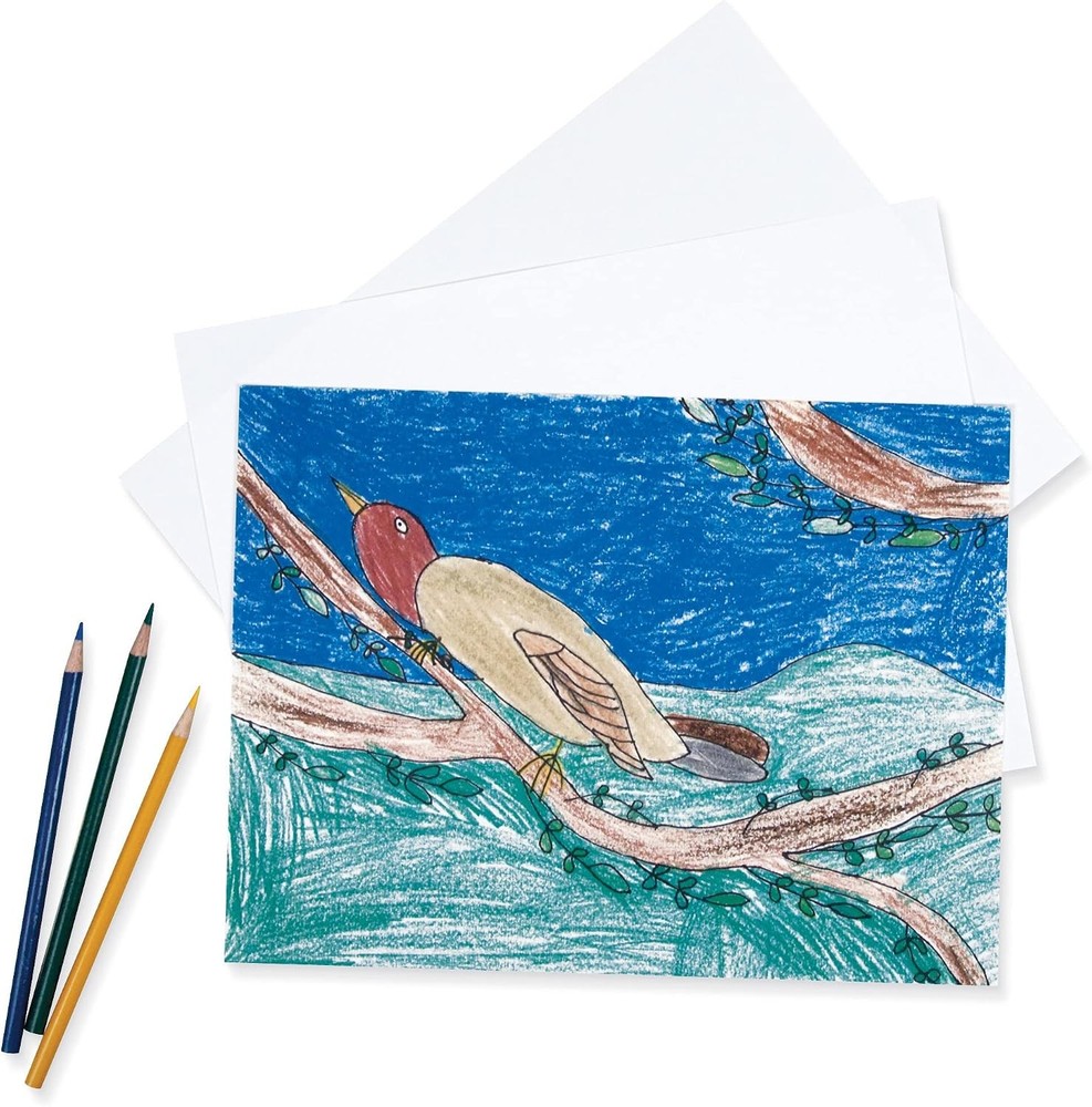 Pacon Drawing Paper, White, Medium Weight, 12″ x 18″, 500 Sheets