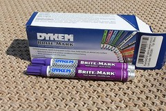 Purple PAINT MARKERS Brite Mark 12 Pack (VIOLET)