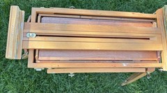 Mabef Italian Made French Style Field Easel Paint Box w/ Estate Provenance