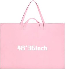 Abbylike 48 x 36 Inch Art Portfolio Bag Large Size Supply with Pink
