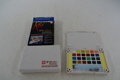 Sakura Koi Water Colors 24 Color Pocket Field Sketch Box Set w/ Brush & Sponges