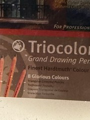 Chartpak Triocolor Drawing Colored Pencils KOH-I-NOOR Set Of 12 Hardtmuth