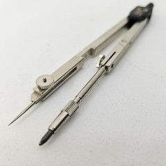 Vintage Helix Drawing precision Compass with case Excellent condition!