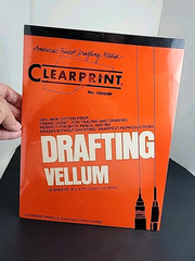 Clearprint® 8.5″ x 11″ DRAFTING VELLUM (50 Sheets) No. 1000HP – New & Sealed
