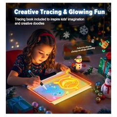 16-Inch Rechargeable LED Drawing Board (White)