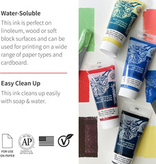 Speedball Art Products Company 003600 003600 150Cc Water Soluble Block Ink Black