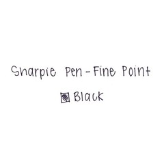 Sharpie Wraps Pen, Fine Point, 4-Pack, 4 Count (Pack of 1), Black(Wraps)