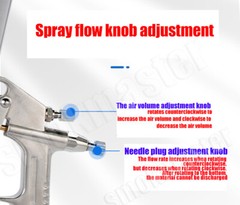 Mini HVLP Air Spray Gun Auto Car Detail Touch Up Paint Sprayer Spot Repair New