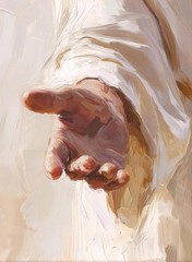 On His Palms Paint By Numbers Kit For Adults DIY Wall Art Decoration DIY Kit