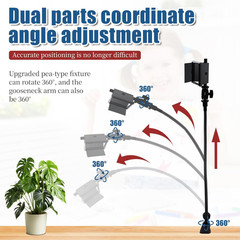 Camera Lucida Drawing Tool, Optical Drawing Aid,360° Adjustable Pea-Type Fixture