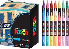 Uni Posca Paint Marker FULL RANGE Bundle Set , Mitsubishi Poster Colour ALL COLO