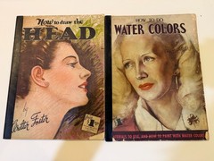 WALTER T FOSTER Lot Of 10 Vintage Instructional Art Books Mixed media ephemera
