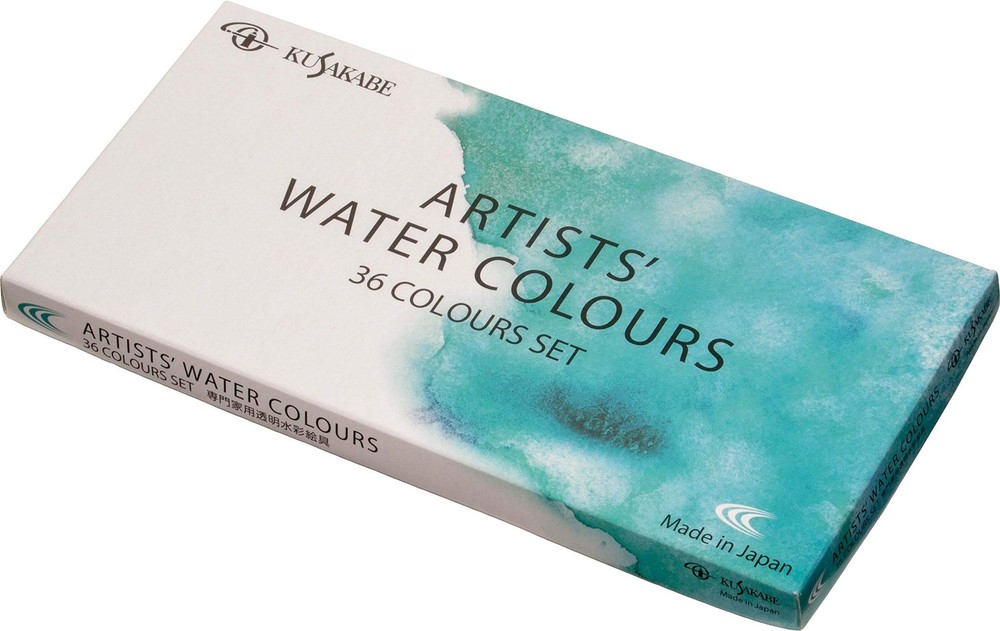 Kusakabe Transparent Watercolor Paint, 36 Color Set, 0.16 fl oz (5 ml) (No.2)