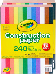 Bulk Construction Paper Pack – 480 Sheets, 10 Colors, 9×12, Art Supplies