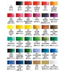 Kuretake Gansai Tambi 6 12 18 24 36 colors Japan Water pigment color