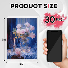5X7In Small Canvases for Painting, 30 Pack Mini Canvas Boards for Painting Canva