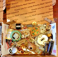 Steampunk Art “1 POUND LOT “- Mixed metals pieces, Bulk, Clearance priced#4TD