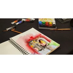 1264 Watercolor Pad 9 x 12 Bright White