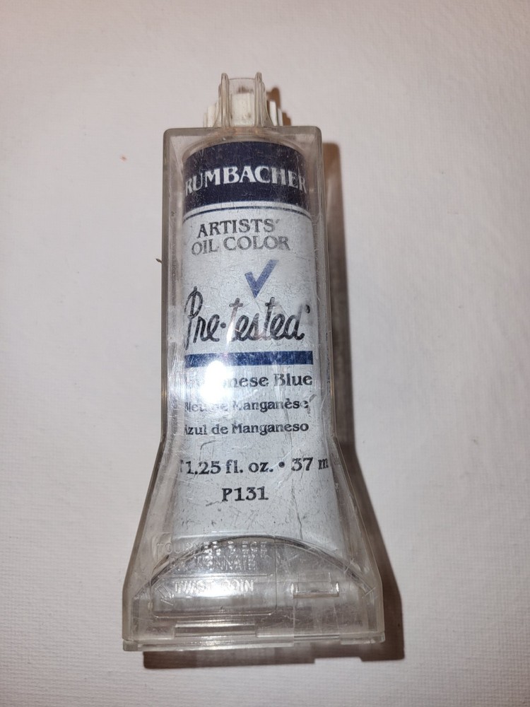 Grumbacher Artist Oil Color Pre-tested Genuine Manganese Blue PB33 37mil tube
