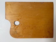 Vintage Grumbacher USA Wooden Paint Palette 260 Rectangle Art Oil Paint 16″x12″