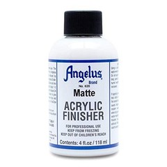 Matte Acrylic Finisher 4 fl oz – Flexible Clear Coat for Leather Shoes, Bags,…