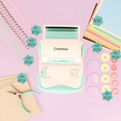 – Spiral Binding Kit | 2:1 Wire Binding Machine with Spines, Discs, Chipboard…