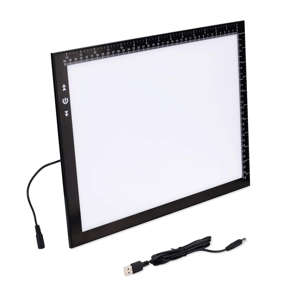 HSK B4/A3s Artist tracing Light Box Copy Table,USB Power Dimmerable 6000 Lux …