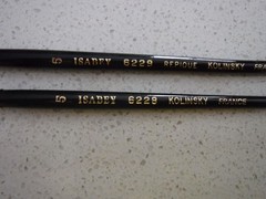Isabey 6228, 6229 Kolinsky brushes #5 NEW