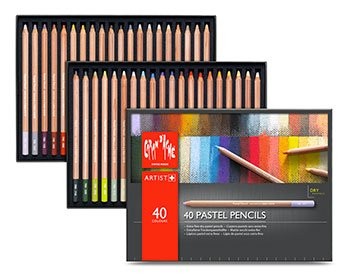 Caran d’Ache pastel pencil 40 colors set 0788-340 paper box regular imports