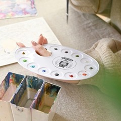 Schmincke Horadam Yuko Suzuki Select Dot Palette Set w/ Brush Limited Japan New